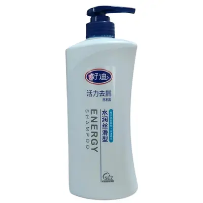 Шампунь Haodi Vitality Refreshing Oil Control Smooth, большой флакон, шампунь 750 г, питательный гладкий шампунь семейного размера - 8