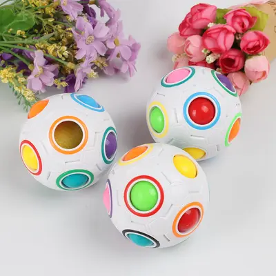 Regenbogen-Stressball für Kinder und Erwachsene - 5