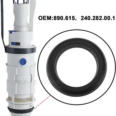 Sealing Ring for Geberit Drain Valve, Rubber Silicone, 890.615 - 3