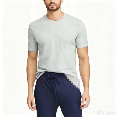 Polo Cross-Border Little Horse Embroidered Classic Men's Cotton Crew Neck T-Shirt 230 Heavyweight