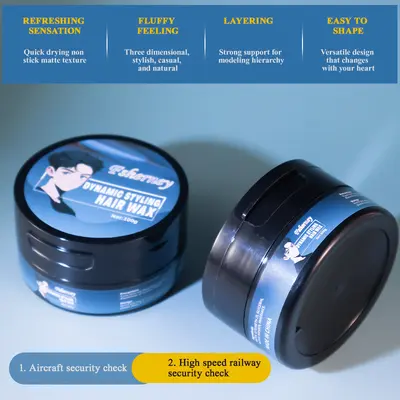 Wasserlösliche Haarpomade für professionelles Styling und Halt - 5