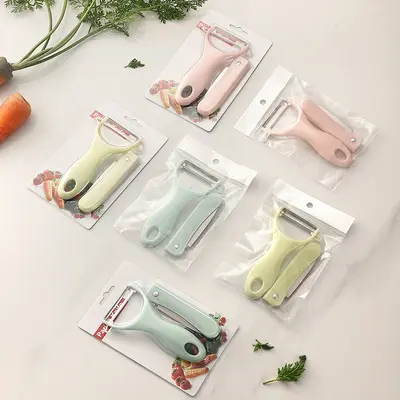 Meyve bıçağı iki parçalı set soyma bıçağı soyacağı katlanır soyma bıçağı kavun soyacağı promosyon hediye baskı