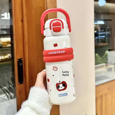 Thermobecher aus 316er Edelstahl mit Schnappdeckel und Tragegriff - 10