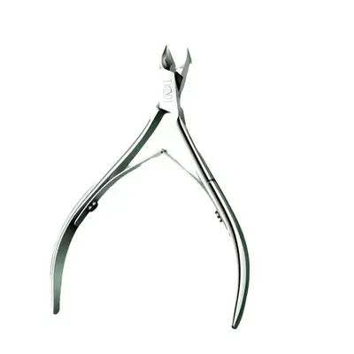 Stainless steel nail care set with scissors and file