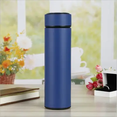 Stainless Steel Double-Wall Frosted Insulated Cup with Engraved Logo - 8