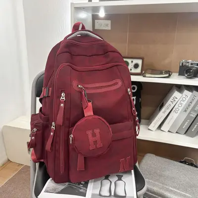 Rucksack für Jungen und Mädchen, Schulrucksack für Universität, Mittelschule und Gymnasium, Grundschule, großes Fassungsvermögen, Reiserucksack, Schulanfang - 5
