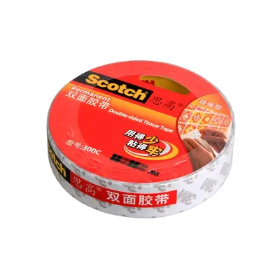 Original 3M Scotch 300C doppelseitiges Papierklebeband, transparent