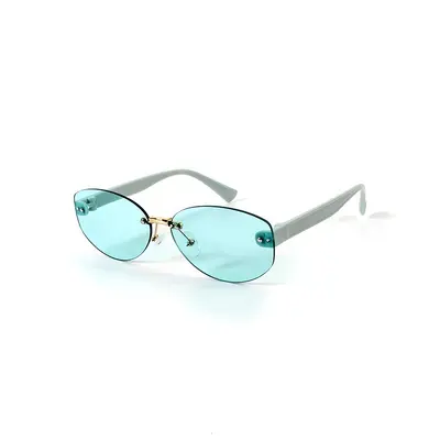 Kindersonnenbrille, oval, rahmenlos, UV-Schutz - 9