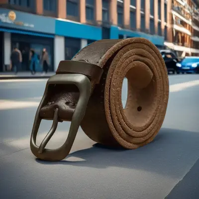 First layer pure leather belt with pin buckle for men, retro versatile denim belt, simple everyday leather belt for men - 7