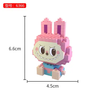 Bubu Micro Particle Building Blocks with 3D Figure - 7
