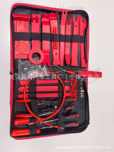 19-teiliges Auto-Audio-Demontagewerkzeug-Set mit Tasche - 11