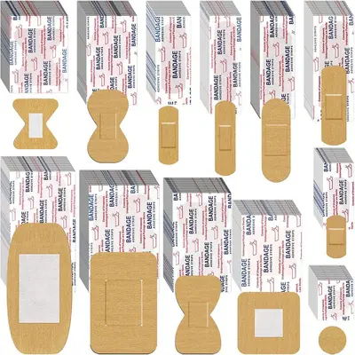 Breathable Elastic Fabric Wound Plasters in Multiple Sizes - 2