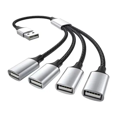 USB Type-C Hub Charging Splitter Adapter, 1 to 4 Ports - 10
