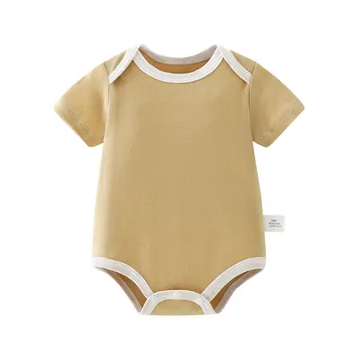 Thin Short-Sleeve Summer Baby Romper for Boys and Girls - 11