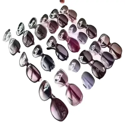 Unisex Toad Style Sunglasses with Transparent Lenses - 5