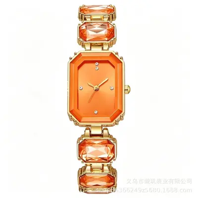 Women's Wristwatch, 2024 Model, Full Rhinestone, Light Luxury Design