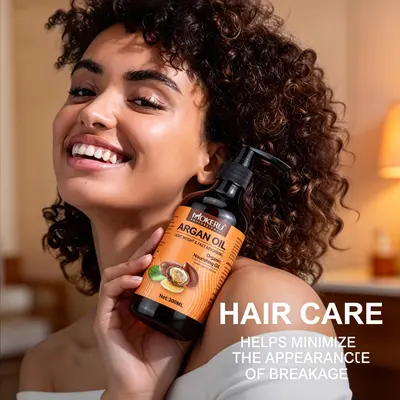 Macchino Argan Oil Hair Essential Oil, Organic Pure Oil, Frizz Control