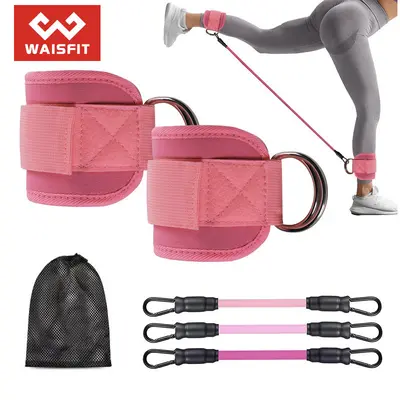 Fitness Ankle Strap Glute Resistance Band for Cable Machine Leg Training