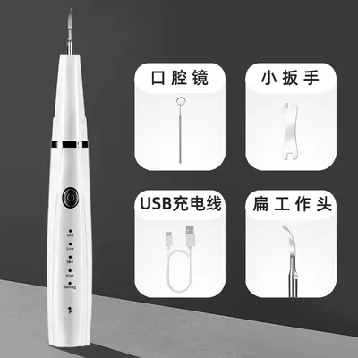 Ultrasonic Teeth Cleaner, Tartar Remover, Dental Cleaning Tool Set - 8