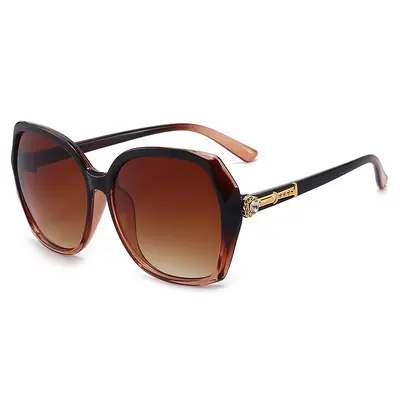 2026 Women's Toad-Style Sunglasses, Irregular Large Frame - 3