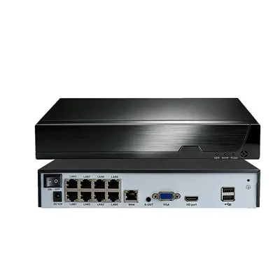 Xiongmai 8 kanallı POE NVR 4K 8MP yüz algılama video kaydedici - 6