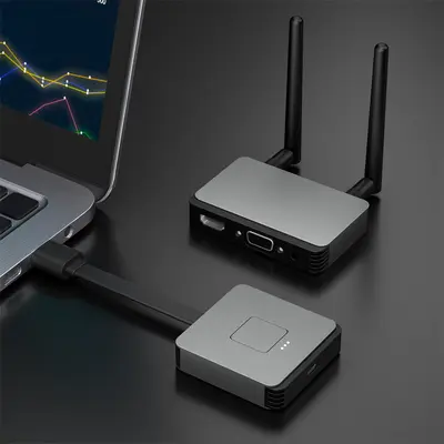 Wireless HDMI display adapter, 50-meter range for laptop and TV - 2