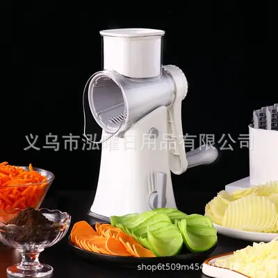 Hand-crank vegetable chopper, potato and cucumber grater - 5