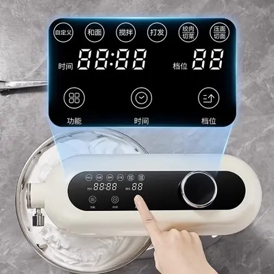 Silent electric kitchen mixer, fermentation, kneading, mixing multifunction - 4