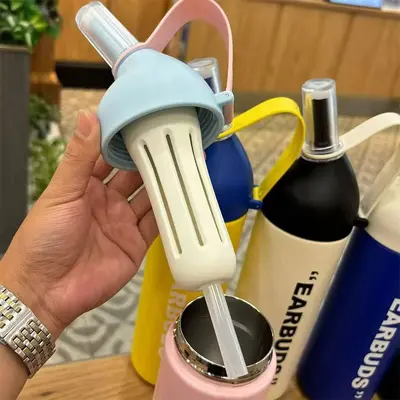 Yeni Model 316 Paslanmaz Çelik Termos Bardak, Kadın, Taşınabilir - 4
