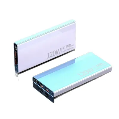 3C sertifikalı 120W süper hızlı şarj 20000 mAh büyük kapasiteli taşınabilir şarj cihazı cep telefonu taşınabilir powerbank toptan