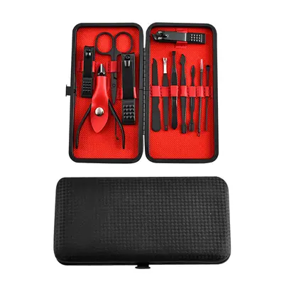 24-teiliges Nagelpflege-Set, schwarz, Premium-Qualität - 10