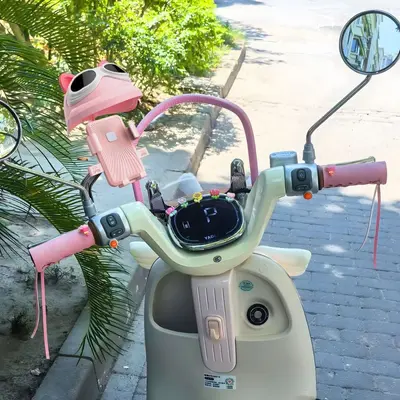 Electric Scooter Phone Holder with Sunshade, Shockproof, Rainproof - 4