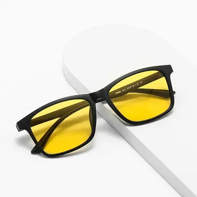 New men's business polarized sunglasses cross-border square frame fashion sunglasses outdoor fishing driving night vision glasses