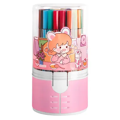 Aquarell-Marker-Set 12er und 48er waschbar - 5