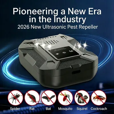 Q08 Multi-Frequency Ultrasonic Rat Repeller, Plug-In Household Pest Repeller - 4