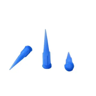 Plastic dispensing needle tip, TT type, angled