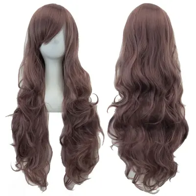 Lange lockige Cosplay-Perücke, Anime-Stil - 3