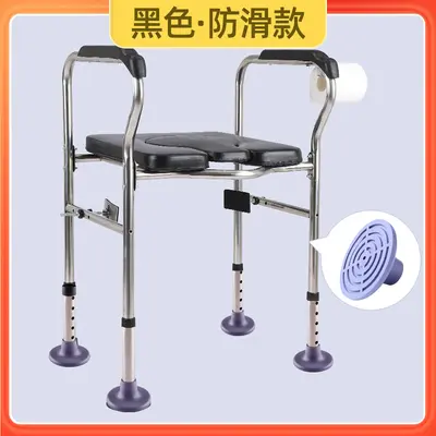 Non-Slip Toilet Seat Riser with Large Suction Cup, No Drilling Required - 7
