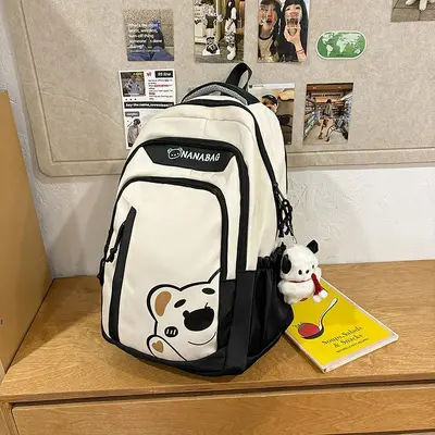 Unisex Large Capacity School Backpack, Load-Reducing, Autumn - 7