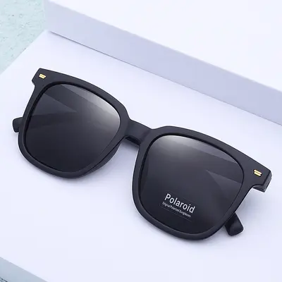 Square Frame Polarized Sunglasses, UV Protection, for Driving and Fishing