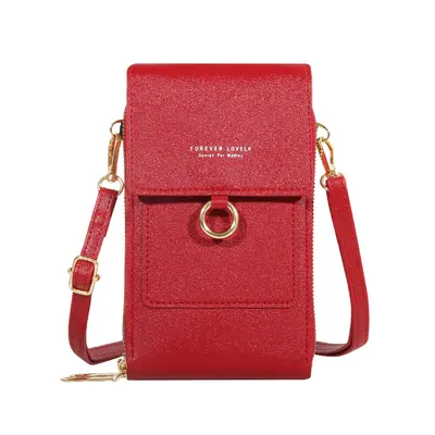 MADLEY Dokunmatik Ekranlı PU Deri Crossbody Telefon Cüzdanı