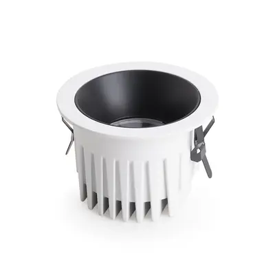LED parlama önleyici downlight 98 ekran dar çerçeve koridor mutfak akıllı üç renkli gömülü tavan ana downlight olmadan toptan - 6