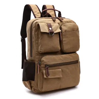 Canvas-Rucksack Herren im Koreanischen Stil mit Laptopfach - 6