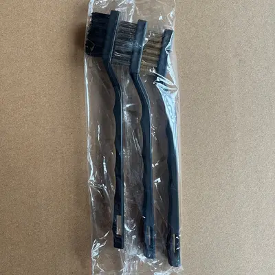 Dokuz At Seti Fırça Mutfak Yağ Alma Gaz Sobası Temizleme Fırçası Bakır Tel Paslanmaz Çelik Soba Naylon Çelik Tel Fırça - 8