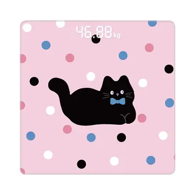 Cartoon Design USB Rechargeable Smart Digital Body Fat Scale