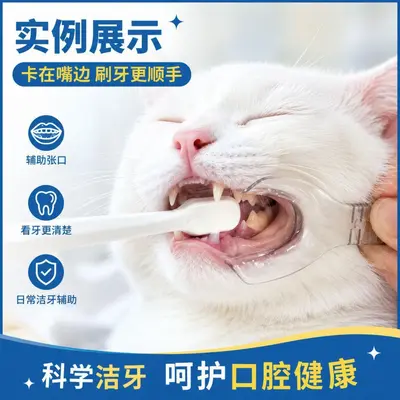 猫狗刷牙神器宠物口腔护理辅助器不配合刷牙开口器洁牙撑嘴工具