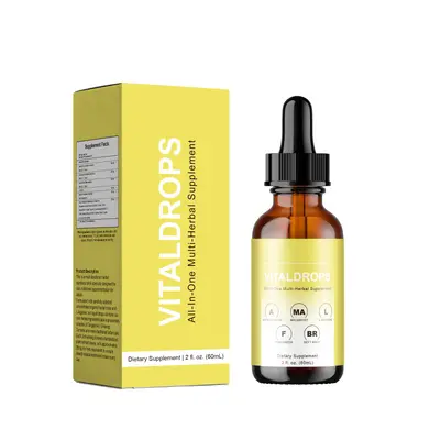 Pflanzliche Körperpflege-Tropfen, straffende Hautpflege, Nahrungsergänzung, 60ml