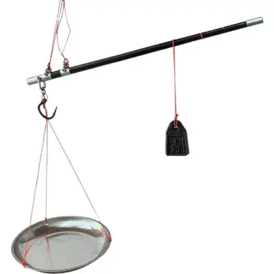 Wooden beam scale manual steelyard