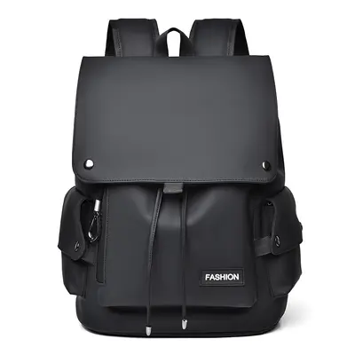 Men's Waterproof Biker Style Flip-Top Laptop Backpack - 7