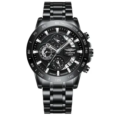 Men's watch, waterproof, luminous dial